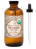 US Organic Sesame Seed Oil, 100% Pure Certified USDA Organic, 2 oz / 4 oz