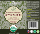 US Organic Soybean Oil, 100% Pure Certified USDA Organic, 128 oz (1 Gallon)